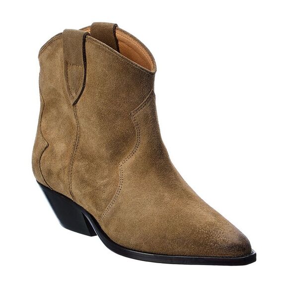 Isabel Marant Dewina Suede Bootie, Brown - Picture 1 of 5